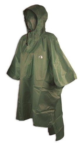 Tatonka Poncho 3 (XL-XXL) - Wasserdichtes Regencape mit Kapuze und Schnürzug - Inklusive Beutel - Größe XL -XXL (cub)