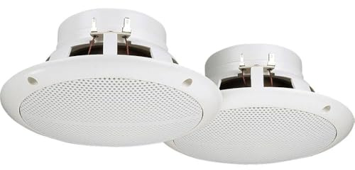 Monacor SPE-265/WS Inbyggnadshögtalare 60 W 8 Ω Vit 1 par