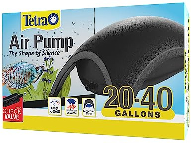 Tetra Whisper Aquarium Air Pump for Fish Tanks 20 to 40 Gallons, Quiet Powerful Airflow