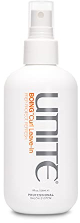 UNITE Hair BOING Curl Leave-In Conditioner Spray – Detangling, Frizz Control & UV Protection | Lightweight for All Curl Types – 8 Fl Oz