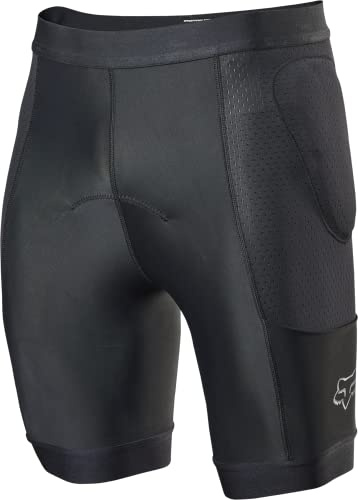 Fox Racing - BASEFRAME PRO SHORT – D3O mountain bike protector shorts – hip protection, chamois padding, stretch material, Guards, Mountainbike Cycling, Black, XL