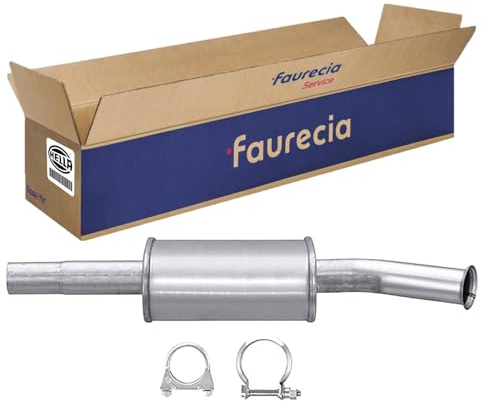 Hella 8LC 366 025-751 - Silenziatore centrale Easy2Fit Kit - pezzo unico - Set con accessori | Compatibile con: RENAULT TWINGO I