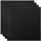Etarnfly 4 Pack Classic Base Plates,25.5 x 25.5 cm Building Board Baseplates 100% Compatible with All Major Brands,Black