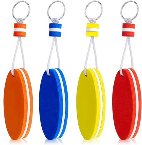 Accessoires Bateau,Accessoire Bateau plaisance,Accessoires pour Kayak,4 pièces, protégez Les Petits Objets tels Que Les clés, adaptés aux Sports Nautiques Porte-clés Flottable Poids Léger Unique