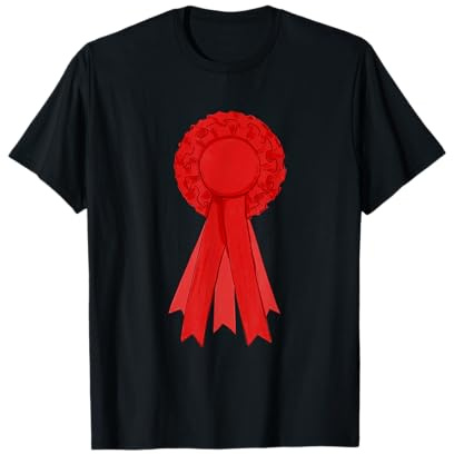 Red Coquette Rosette Red Bow Ribbon T-Shirt