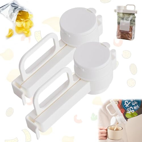 Beutelclips Mit Ausschütter,beutelclips Mit Öffnung,verschlussclips Mit Ausschütter,kaffeebohnen Verschluss,seal and Pour Bag Clip,beutelclip Mit Ausgießer Tütenverschluss Für Verpackung Süßigkeiten