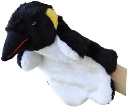 Milisten Plüsch Handpuppe Pinguin Kinder Cartoon Handpuppen Kreatives Puppenspielzeug Für Eltern Kind Spiel Geschichtenerzählen Und Kindergarten