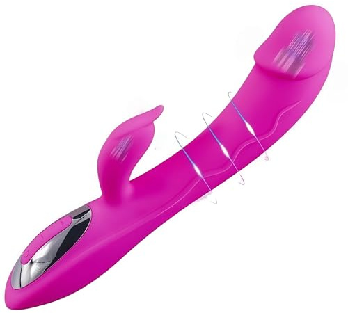 Silent Vibrator Set for Women 10mModes,Rampant Rabbit G-spot Bullet Vibrator,Clitoral Sucking Personal Massage Wand,USB Rechargeable,Sex toys4couples Men & Women Adult Sex Toy Dildo Vibrators