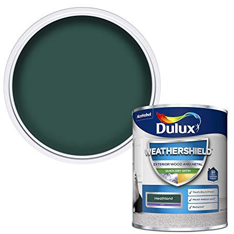 Dulux Weather Shield Quick Dry Satin Paint, 750 ml - Heathland