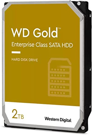 Western Digital HDD Gold 2 TB SATA 128 MB 3.5 Inch