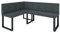 Eckbank Akiko Metal - Eckbankgruppe für Ihrem Esszimmer, Küche modern, Sitzecke, Essecke. Perfekt für Küche, Büro und Rezeption. Solide und Starke Verarbeitung. (INARI 96, 142x196cm Links)