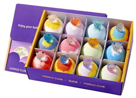 Baño De Burbujas | 12 Piezas De Bolas De Sal Limpiadoras Perfumadas | Con Juguetes | Baño De Burbujas Espumoso | Para El Hogar | Niñas | Jóvenes | Viajes | Esposa | Mamá | Abuela