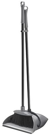 Addis Folding Long Handle Dustpan And Brush Set In Graphite