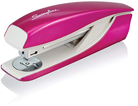 Swingline Stapler, NeXXt Series Wow, Desktop Stapler, 40 Sheet Capacity, Pink (55047023)