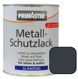 Primaster Metallschutzlack RAL 7016 anthrazitgrau 750ml für Innen und Außen Lack