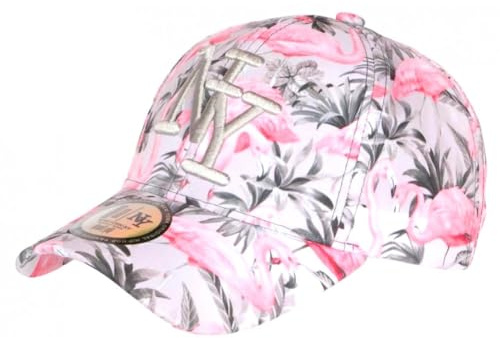 Hip Hop Honour NY Baseball grå flamingos barnkeps från 7 till 11 år - pojke, rosa, One Size
