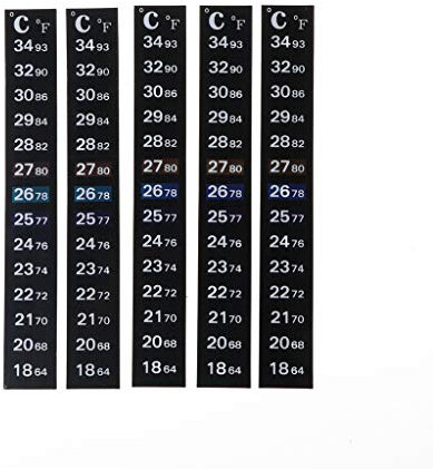 5 Kit Stick On Thermometer Sticker Digital Temperature Display Adhesive Strip for Fermenting Brewing Kombucha Aquariums Dies for Card Making On Clearance