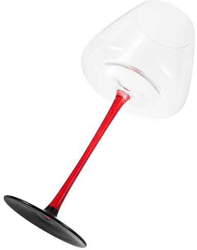 EPIGEIST Copas de Vino Borgoña 710 Ml con Tallo Rojo Alto, Vidrio Cristal para Cata Profesional, Vaso Reutilizable para Fiestas y Hogar, Diseño Ergonómico y Elegante para Bar y Restaurante