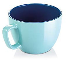 Tazza Jumbo 590 ml Crema Shine, Celeste