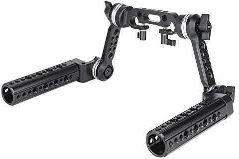 NICEYRIG Rosette Handle Kit with Extension Arm M6 Threaded Applicable for 15mm DSLR Shoulder Pad Rig System - 271