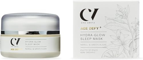 Green People Age Defy+ Hydra-Glow Night Cream - Moisturising For Dry, Mature Skin - Paraben & Alcohol Free - Vegan, 50ml