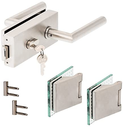 ck-türbeschläge Q Set PZ inkl. Profilzylinder V2A Edelstahl matt inkl. Officebändern +RT metallische Innenmechanik New Orleans 3454324