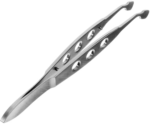 GALPADA Pinzas Para Párpados Meibomio Expresor De Glándula Meibomiana De Metal Herramienta Oftálmica Para Limpieza De Párpados Y Diseño Compacto 3.93 in