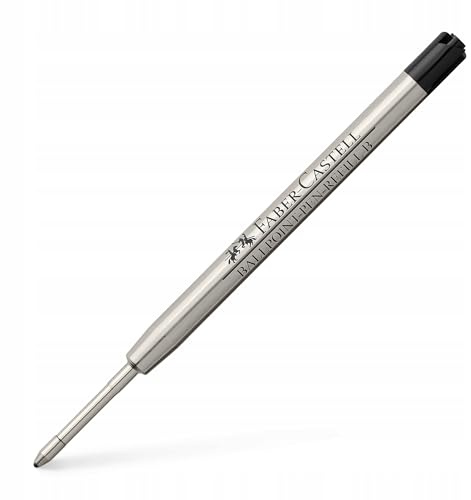 Faber-Castell 148742 - Kugelschreibermine B, 10-er Schachtel, schwarz