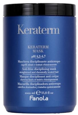 2 x Keraterm – Anti-Frizz-Maske – 1000 ml – Fanola