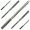 Lot de 10 vis à double filetage M6 x 100 mm - En acier inoxydable VA A2 V2A