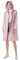Freesmily Manteau de pluie long élégant pour femme avec veste de pluie imperméable à capuche, Rose, XL