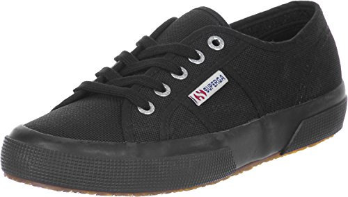 Superga Unisex Cotu Classic Trainers Trainers, Full Black, 2.5 UK