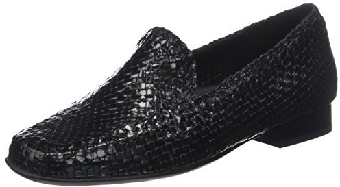 Sioux Cordera Mokassin Damen, Schwarz (Schwarz 000), 37 EU