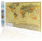 2Maps - Weltkarte zum Rubbeln - Länder Flaggen - Geschenkbox - Geschenk für Reiseliebhaber