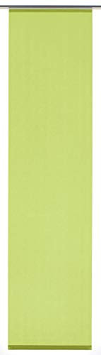 GARDINIA Flächenvorhang, Schiebegardine, Blickdicht, Vorhang / Gardine, Stoff Entry, Grün, 60 x 245 cm (BxH), 1 Stück