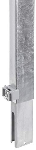 Alberts 672683 Elevación del cercado Erhard, Para la elevación sencilla de un cercado existente con paneles de varilla doble, Galvanizado en caliente, Altura 800 mm, Para postes 60 x 40 mm