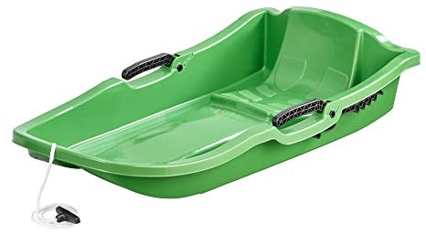 Bob STIGA Pacer Bio Slittino per Bambini con Freni, Verde