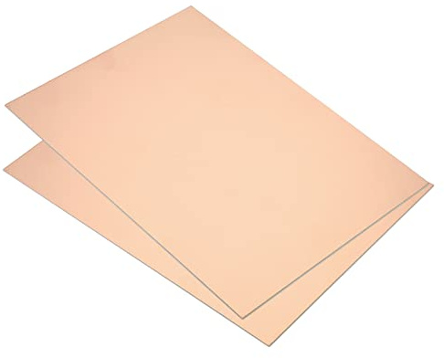 PATIKIL 2Pack FR4 Einseitig Kupferplattiert PCB Laminat Leiterplatte 200x150x1.2mm