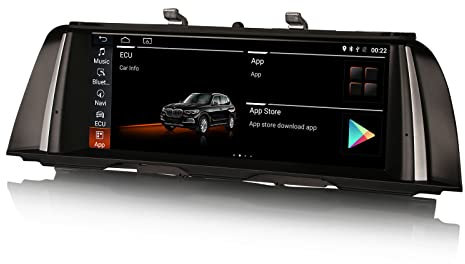 Erisin 10.25 Pulgadas Android 11 Radio de Coche Estéreo Navegación GPS de Automóvil for BMW Serie 5 F10/F11 (2013-2016) NBT Sistema Soporte IPS Pantalla táctil CarPlay WiFi Bluetooth TPMS 4GB+64GB