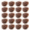 100PCS Christmas Pine Cones Natural Pine Cones 2-3cm Rustic Pine Cone Christmas Pinecones Bulk Ornaments for Wreath Decorations Christmas Pine Cone Winter Decor (2-3CM)