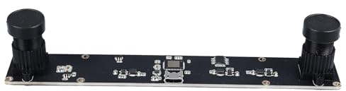 Module de Caméra d'Ordinateur, Carte de Caméra USB à Double Objectif 4MP 72° avec Distorsion 1080P 3D VR Mesure de Distance Module de Caméra USB pour Ordinateur, Webcams