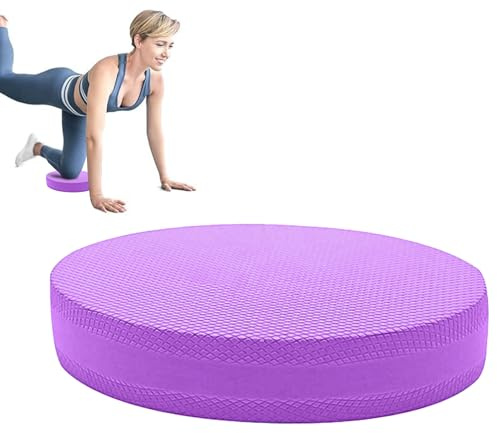 Almohadilla de entrenamiento de estabilidad – TPE, 6 cm de grosor | Almohadilla de equilibrio de espuma antideslizante para fisioterapia | Ejercicio Fitness Cojín de equilibrio para entrenamiento de