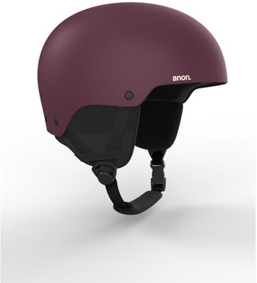 Burton Anon Raider 3 Deep Cherry - Casco de esquí para hombre, talla S, color morado