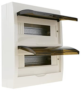 BeMatik - Quadro di distribuzione elettrica di 24 Moduli 17,5 mm Scatola plastica ABS per Superficie SPN IP40