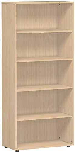 Gera Möbel Schranksystem Flex Regal, Holzdekor, buche, 80 x 40 x 180.8 cm
