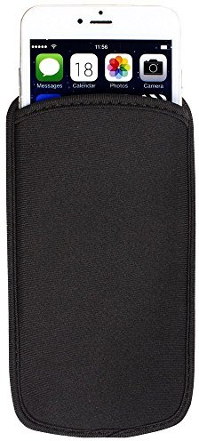 Universal Neoprene Mobile Phone Sleeve Shock Absorbing proof Pouch Case for iPhone 17 16e,16 15 14 13 Pro iPhone SE Samsung Galaxy S25 S24 S23 S21 Google Pixel 8 7a 6a 5
