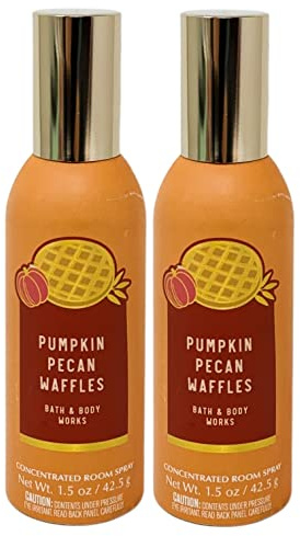 Bath and Body Works Pumpkin Pecan Waffles Concentrated Room Spray 2 Pack - 1.5 oz / 42.5 g