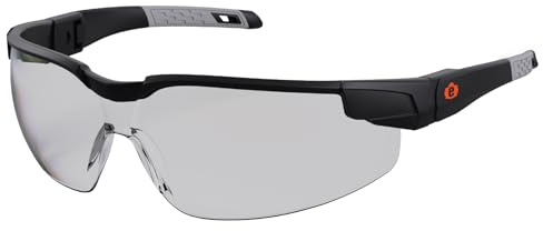 Ergodyne Skullerz Dellenger Anti Scratch Safety Glasses with Adjustable Temples, Anti Fog, z87