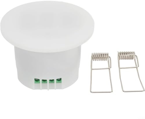 Sensore di Presenza Umana, Sensore di Rilevamento a Onde Millimetri ABS 24GHz Sensori di Presenza Umana Regolabili per Bagni, Lavanderie, Garage