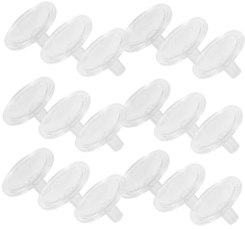 BESPORTBLE 20piezas Soporte para Bolas De Cristal De Rocalla para Fuente De Pecera Reemplazo De Soporte para Bolas De Cristal Transparente para Decoración De Acuario